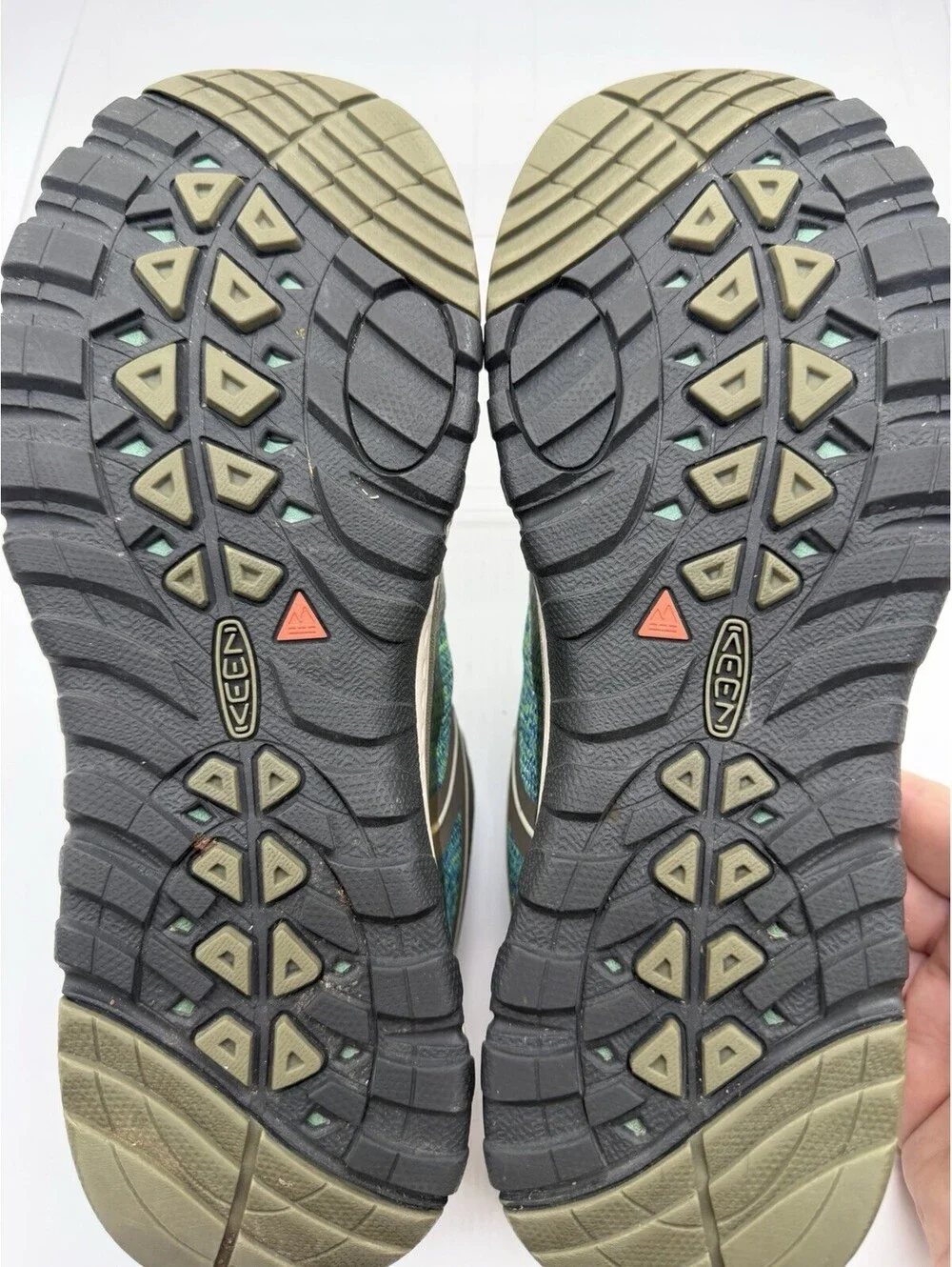 KEEN Dry Terradora Waterproof Hiking Shoes Women's Blue Green Low Sneakers Sz 10